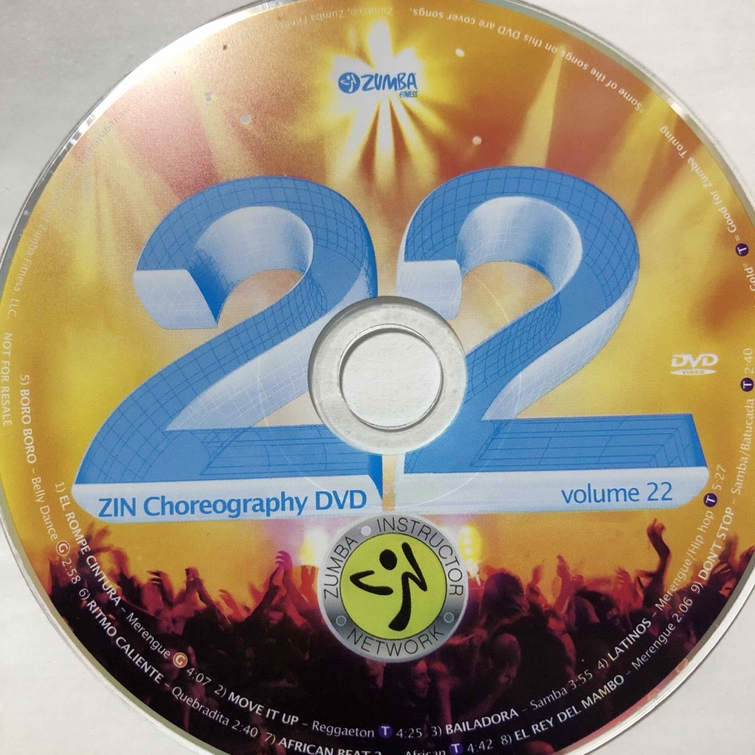 Zumba(ズンバ)のズンバ　ZIN22  DVD エンタメ/ホビーのDVD/ブルーレイ(スポーツ/フィットネス)の商品写真