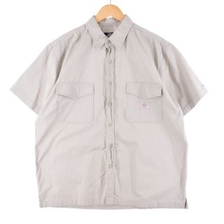 ディッキーズ(Dickies)の古着 ディッキーズ Dickies 半袖 ワークシャツ メンズXL ヴィンテージ /eaa349501(シャツ)