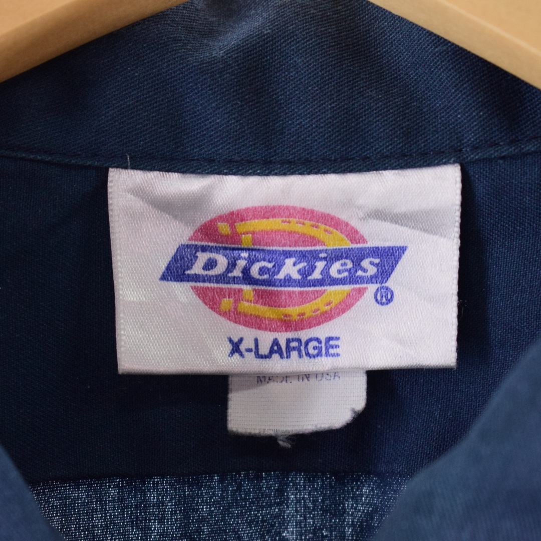 Dickies(ディッキーズ)の古着 90年代 ディッキーズ Dickies 半袖 ワークシャツ USA製 メンズXL ヴィンテージ /eaa349544 メンズのトップス(シャツ)の商品写真