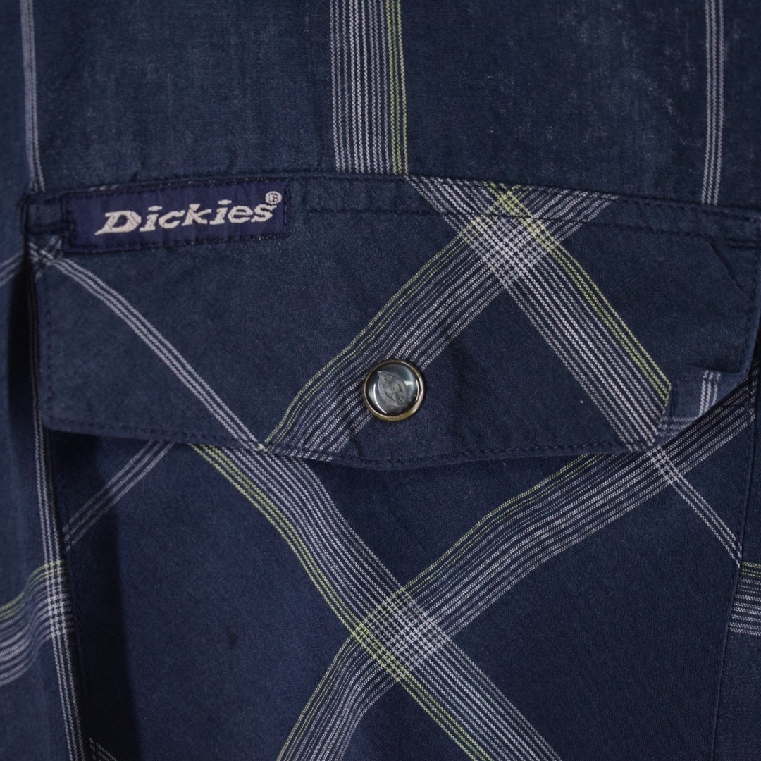 ディッキーズ Dickies 半袖 チェックシャツ メンズXL /eaa350010