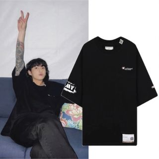 メゾンミハラヤスヒロ(Maison MIHARA YASUHIRO)のBTS グク愛用★Maison Mihara Yasuhiro ロゴ Tシャツ(Tシャツ/カットソー(半袖/袖なし))