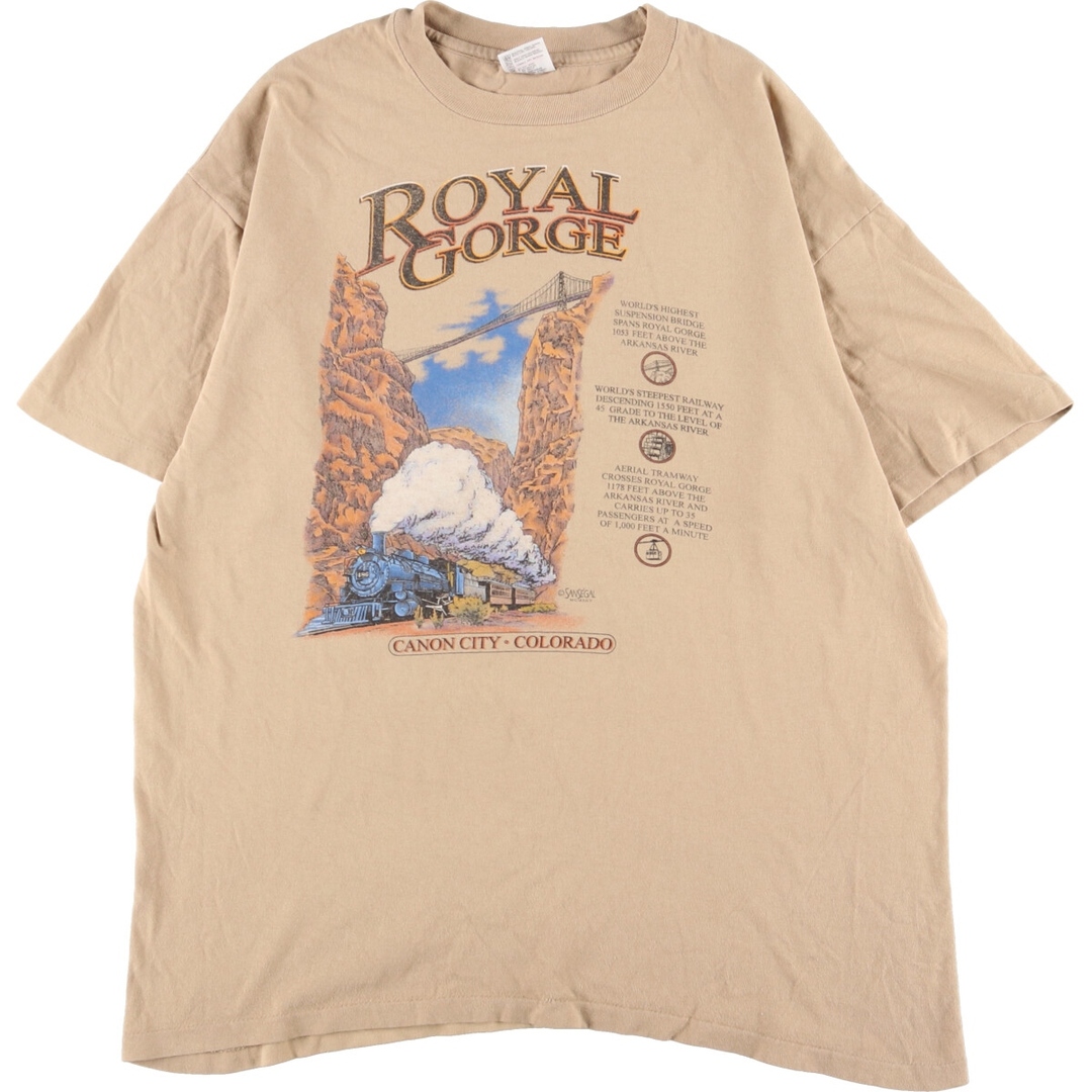 90年代 anvil ROYAL GORGE アドバタイジングTシャツ USA製 メンズXL ヴィンテージ /eaa348776