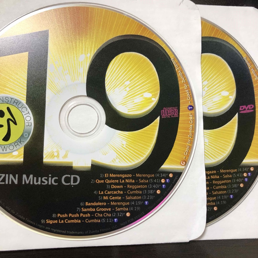 ズンバ　ZIN19  CD.DVDダンス