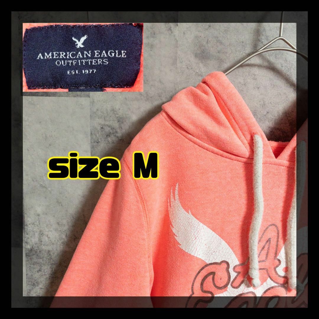 American Eagle(アメリカンイーグル)の【美品】AMERICAN EAGLE OUTFITTERS　パーカー　サイズM レディースのトップス(パーカー)の商品写真