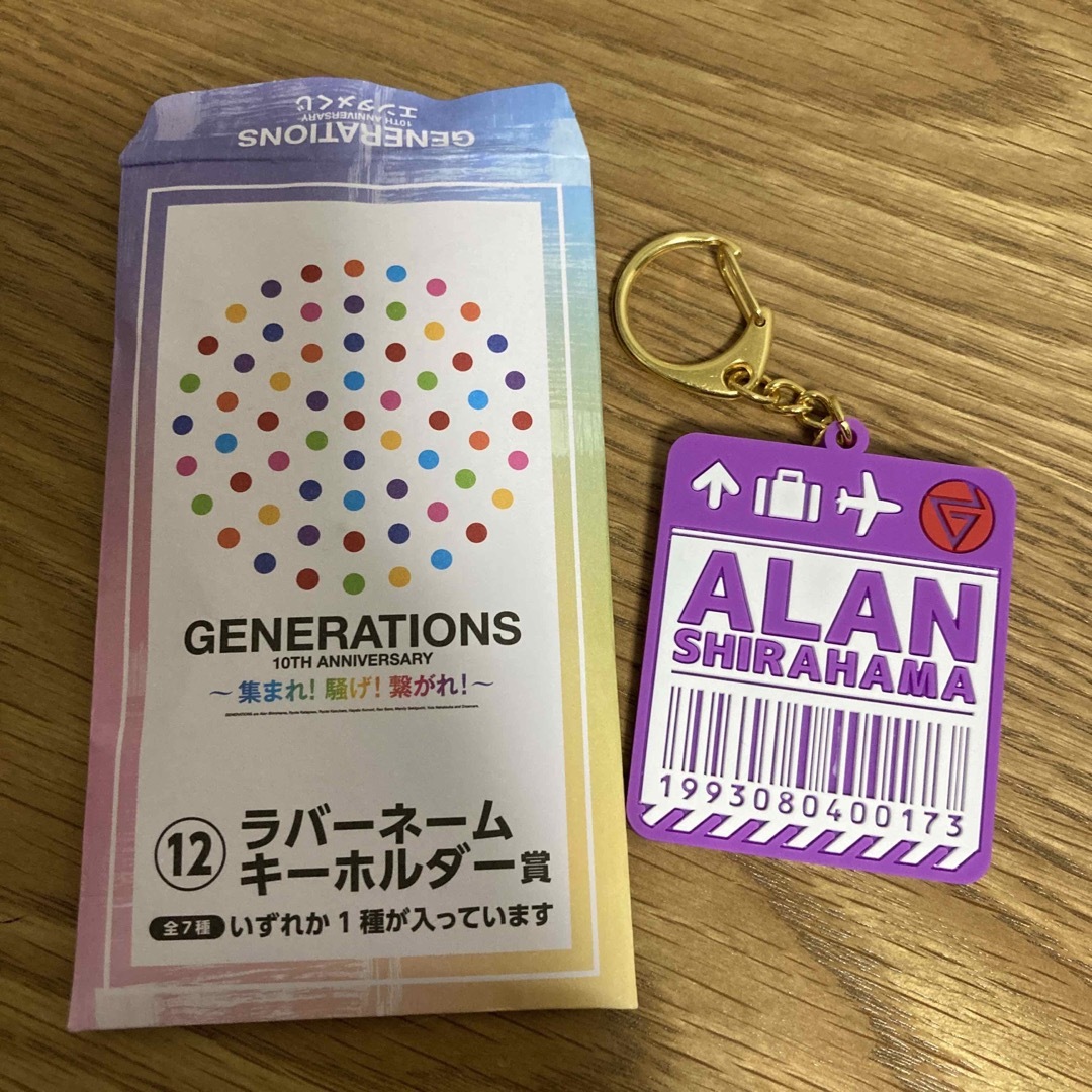 GENERATIONS(ジェネレーションズ)のGENERATIONS くじ エンタメ/ホビーのタレントグッズ(ミュージシャン)の商品写真