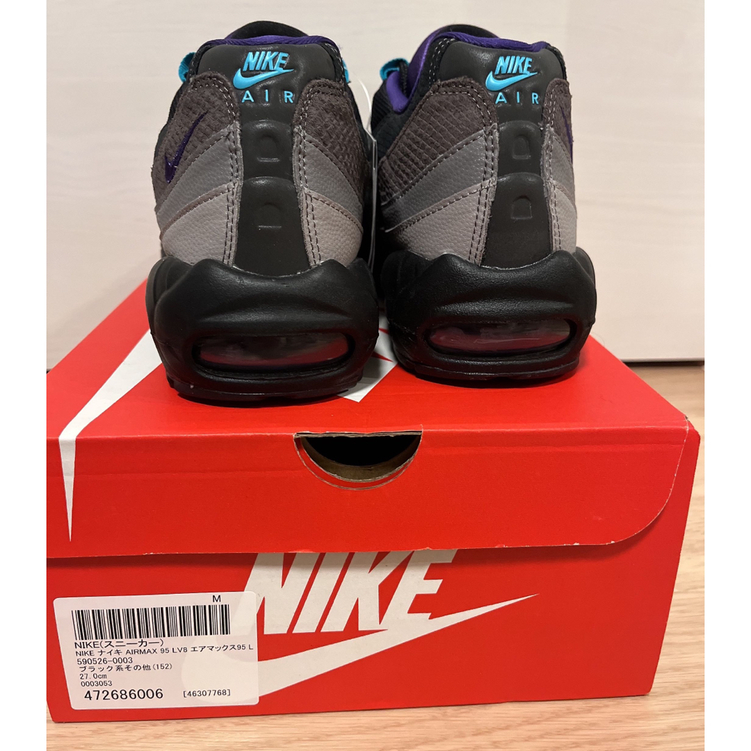 NIKE(ナイキ)の【超希少★未使用】AIR MAX 95 LV8 "BLACK GRAPE" メンズの靴/シューズ(スニーカー)の商品写真