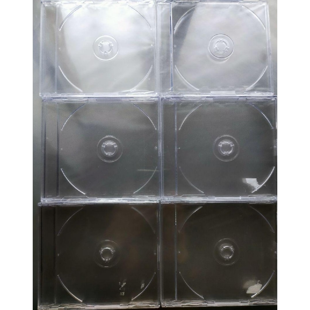 CD DVD ブルーレイ クリア スリムケース 6枚セット 5mm 未使用の通販 by Gラップ4枚で1枚タダ｜ラクマ