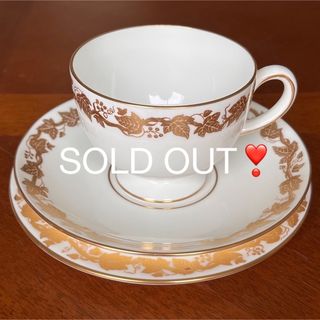 ウェッジウッド(WEDGWOOD)の【英国ビンテージ】ウェッジウッド★ホワイトホール★トリオ(食器)