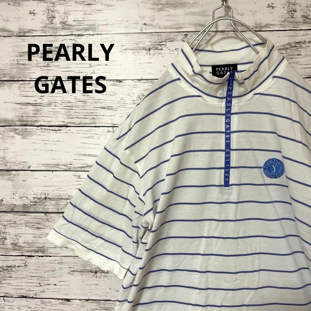 PEARLY GATES ハーフジップトップス