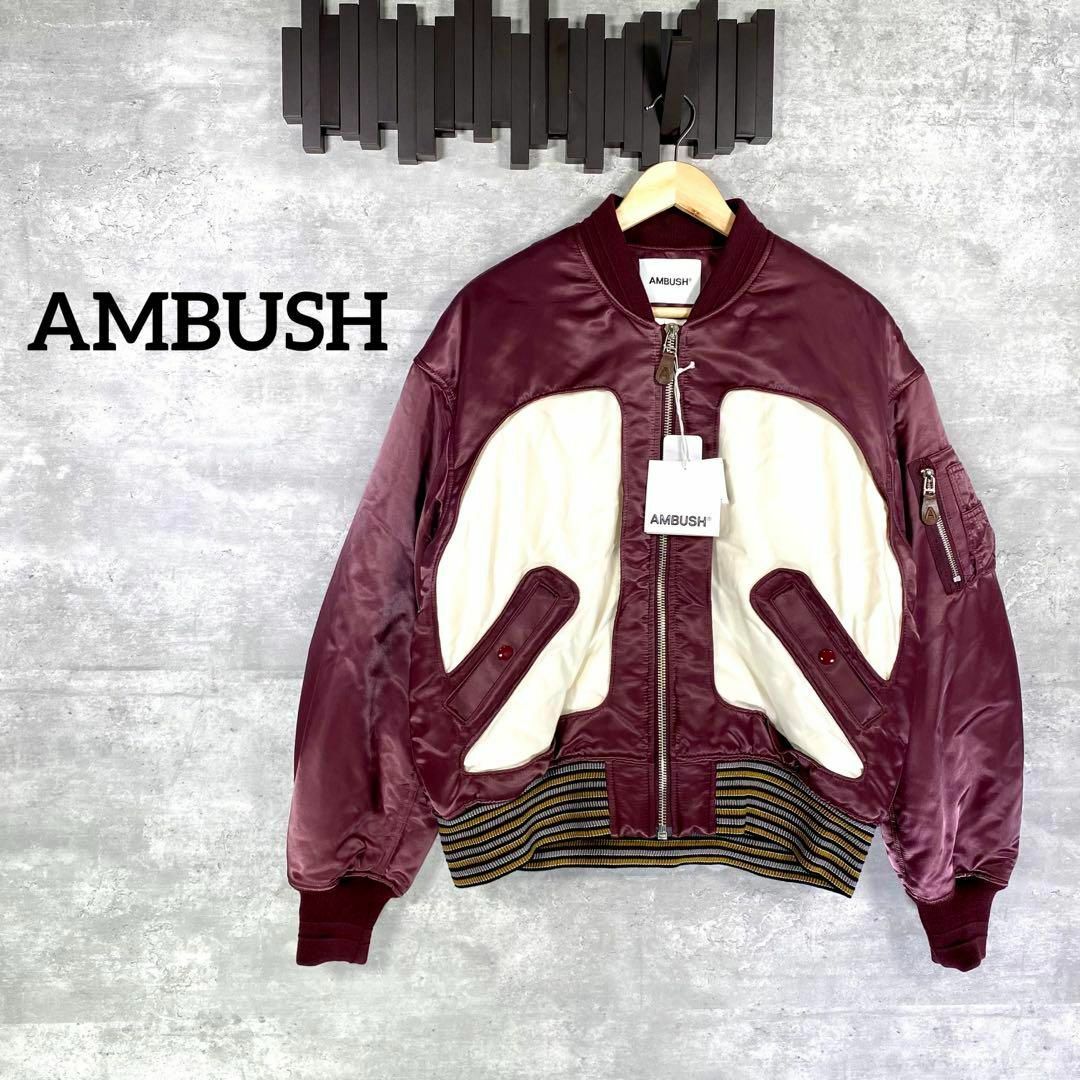 AMBUSH アンブッシュ コットンラップエフェクト着物長袖シャツ ホワイト BMGA014S21FAB001