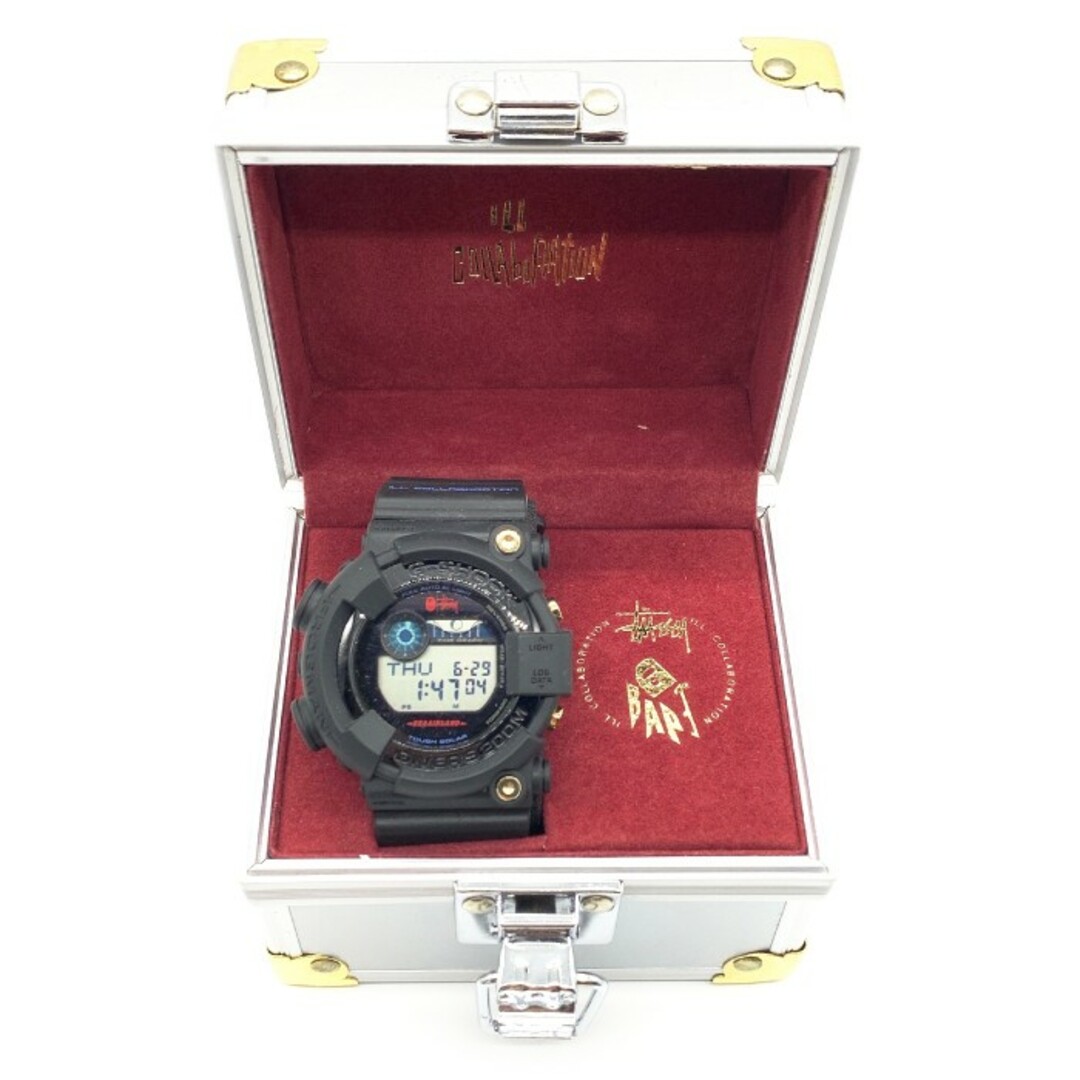 【CASIO】カシオ G-SHOCK Stussy×BAPE フロッグマン GF-8250BS-1JR ソーラー電波 メンズ【ev20】