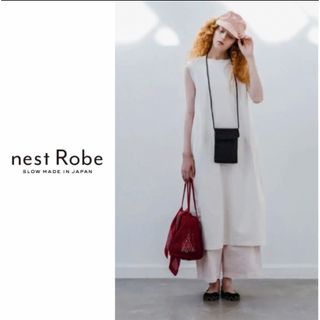 ネストローブ(nest Robe)のネストローブ nest robe  度詰天竺ノースリーブコクーンワンピース(ロングワンピース/マキシワンピース)