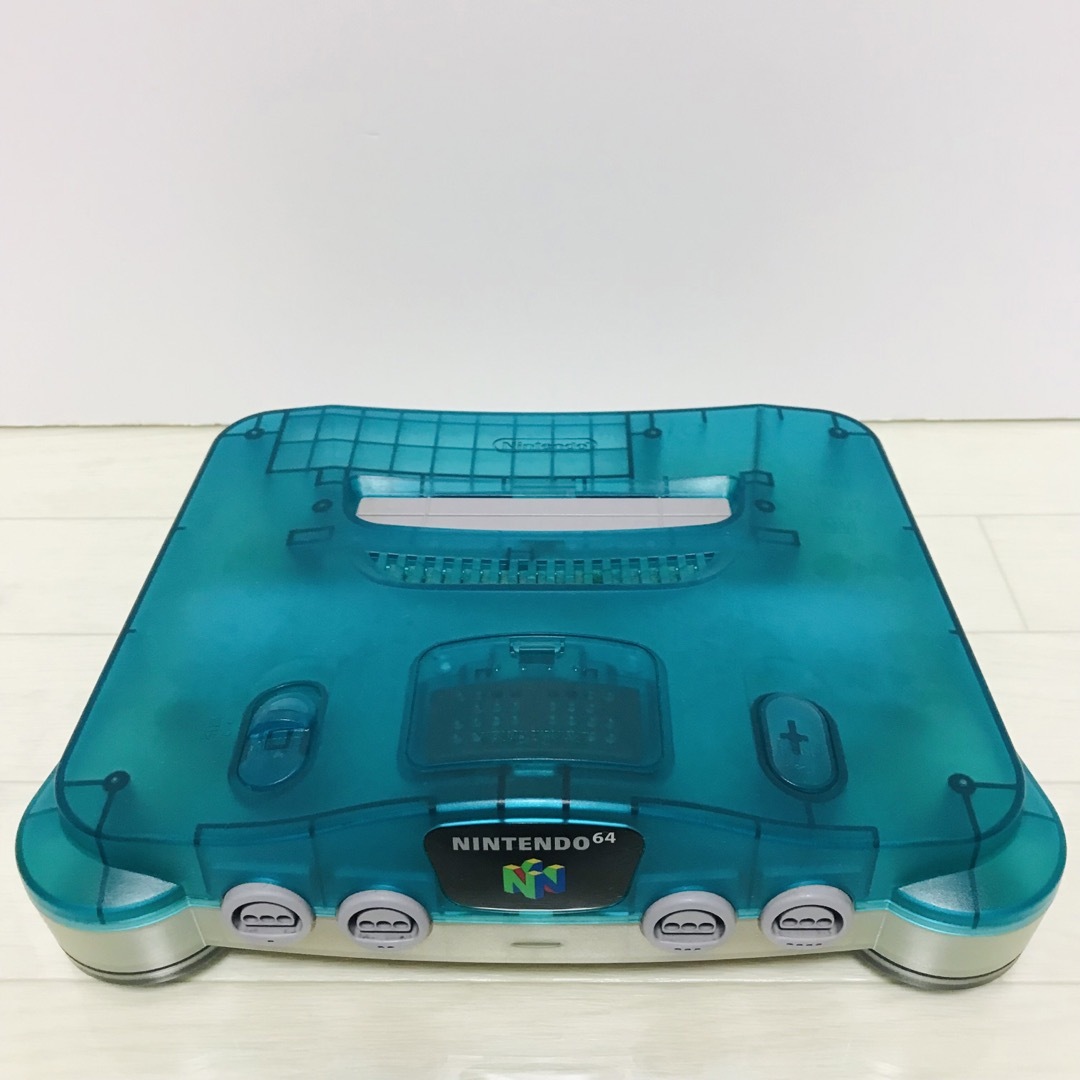 NINTENDO 64 - Nintendo64 ニンテンドウ64 クリアブルー 本体 拡張