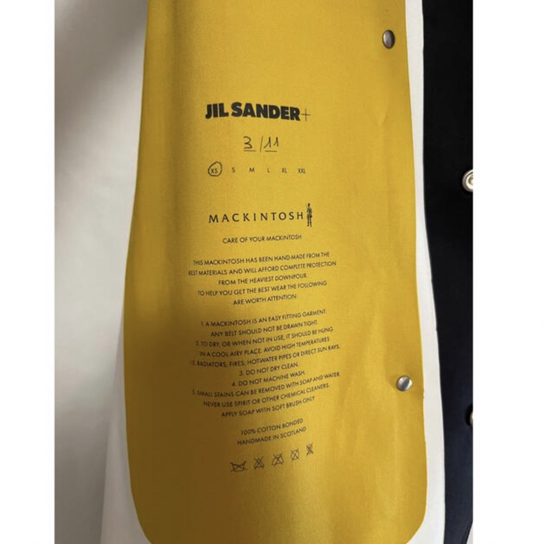 Jil Sander(ジルサンダー)の西島隆弘さん着用JIL SANDER➕マッキントッシュ　ブルゾン　XS　ゴム引き メンズのジャケット/アウター(ブルゾン)の商品写真