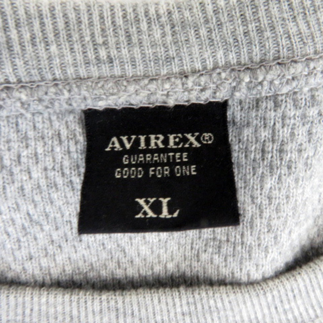 AVIREX - アヴィレックス ニット セーター 長袖 無地 大きいサイズ XL