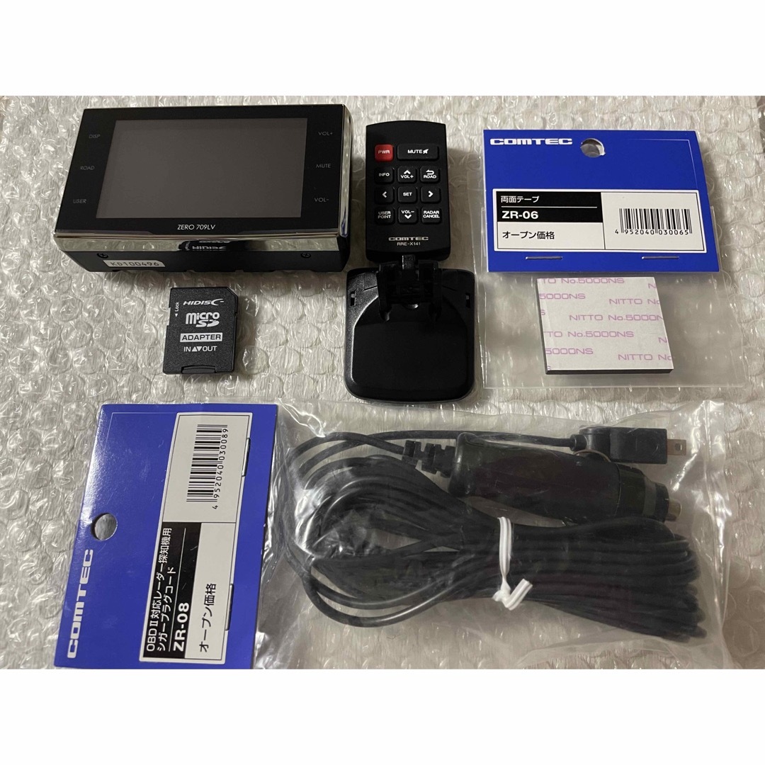 希少】【美品】コムテック ZERO 709LV レーザー&レーダー探知機