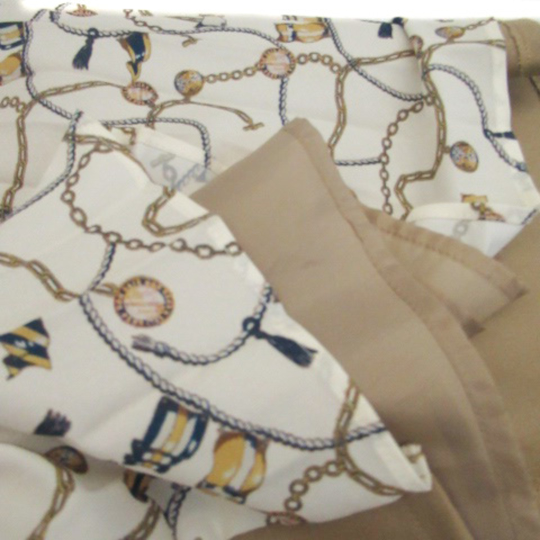 NATURAL BEAUTY BASIC(ナチュラルビューティーベーシック)のナチュラルビューティーベーシック フレアスカート プリーツ 総柄 S ベージュ レディースのスカート(ロングスカート)の商品写真