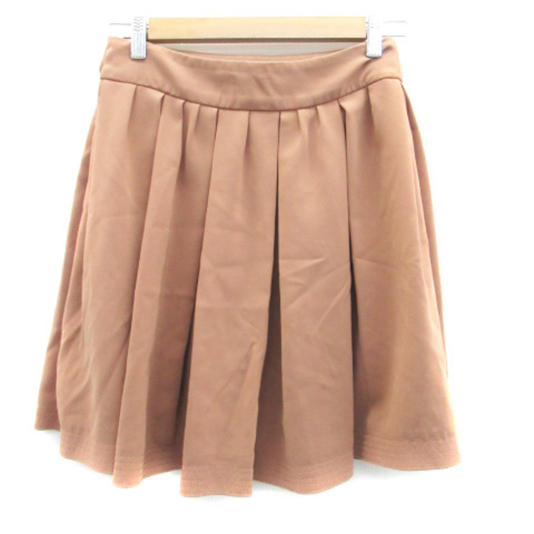 ROPE’(ロペ)のロペ ROPE フレアスカート ミニ丈 38 茶色 ブラウン レディースのスカート(ミニスカート)の商品写真