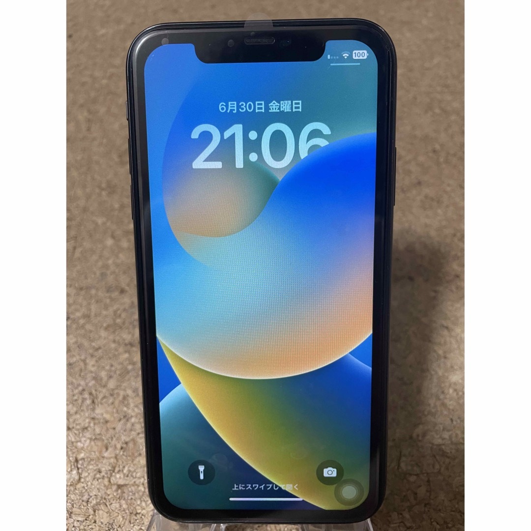 iPhone 11 ブラック 64 GB SIMフリー ジャンク - スマートフォン本体