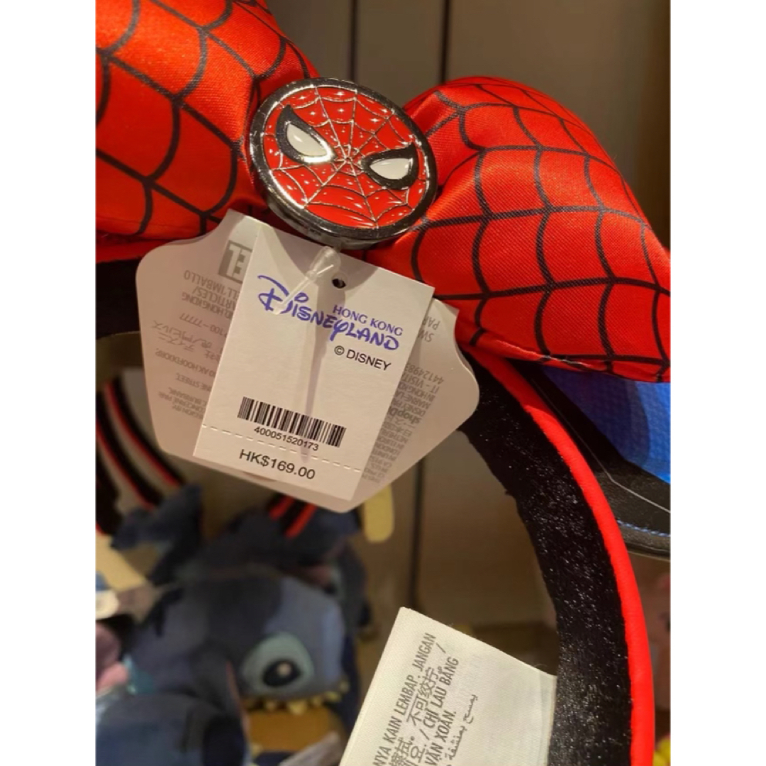 香港ディズニー正規品　スパイダーマン　カチューシャ 3