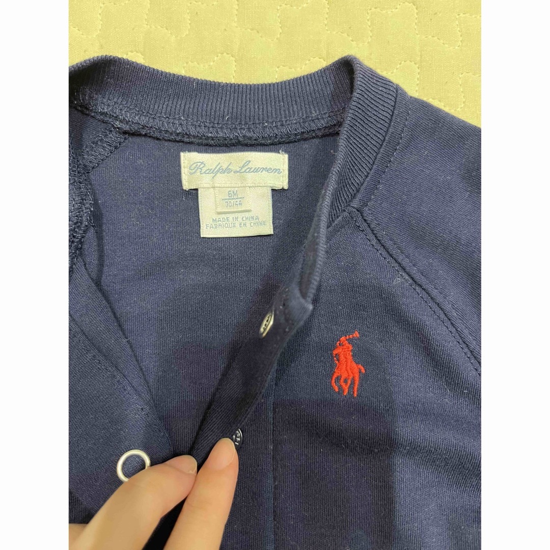 POLO RALPH LAUREN(ポロラルフローレン)の値下げ！ラルフローレンベビー　ポロベビー　カーディガン　羽織り　70サイズ キッズ/ベビー/マタニティのベビー服(~85cm)(カーディガン/ボレロ)の商品写真