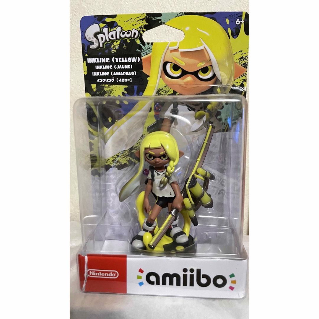 任天堂(ニンテンドウ)のスプラトゥーン3 amiibo インクリング　イエロー エンタメ/ホビーのフィギュア(ゲームキャラクター)の商品写真