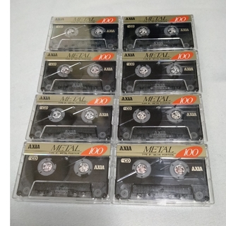 フジフイルム(富士フイルム)の使用済みカセットテープ（7）（100分メタル✕8本）(その他)