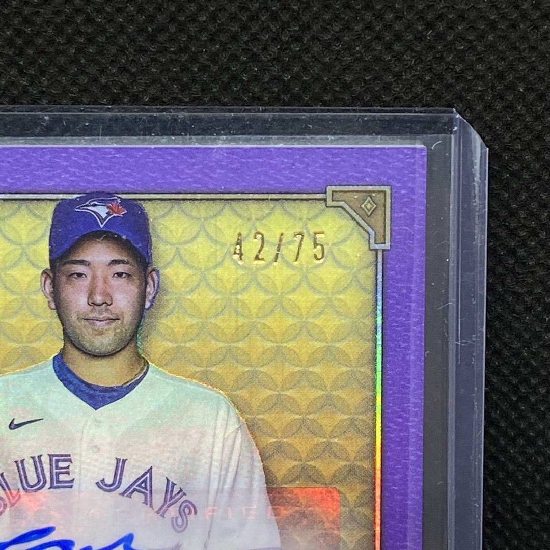 Topps Triple Threads  菊池雄星 直筆サインカード 75シリ エンタメ/ホビーのタレントグッズ(スポーツ選手)の商品写真