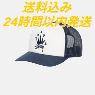 ステューシー(STUSSY)のSTUSSY CROWN STOCK TRUCKER CAP メッシュキャップ(キャップ)