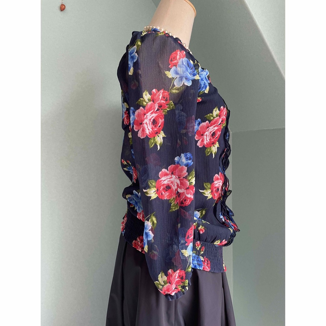 新品★GILLY HICKS ギリーヒックス★ブラウス★シアー★花柄★アバクロ 1