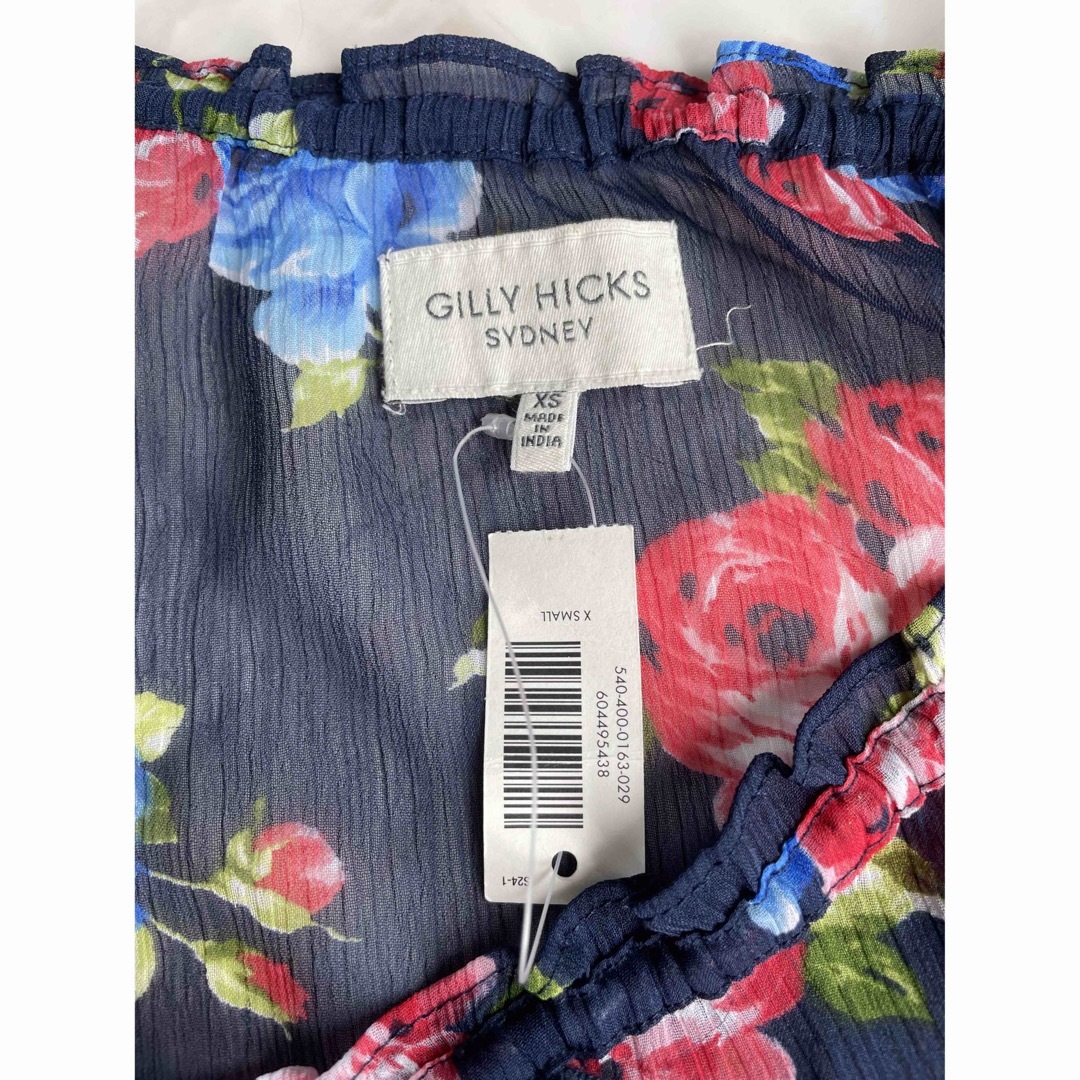 新品★GILLY HICKS ギリーヒックス★ブラウス★シアー★花柄★アバクロ 7