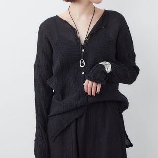 プラージュ(Plage)のplage 別注 HENLY NECK L/SL 完売商品(シャツ/ブラウス(長袖/七分))