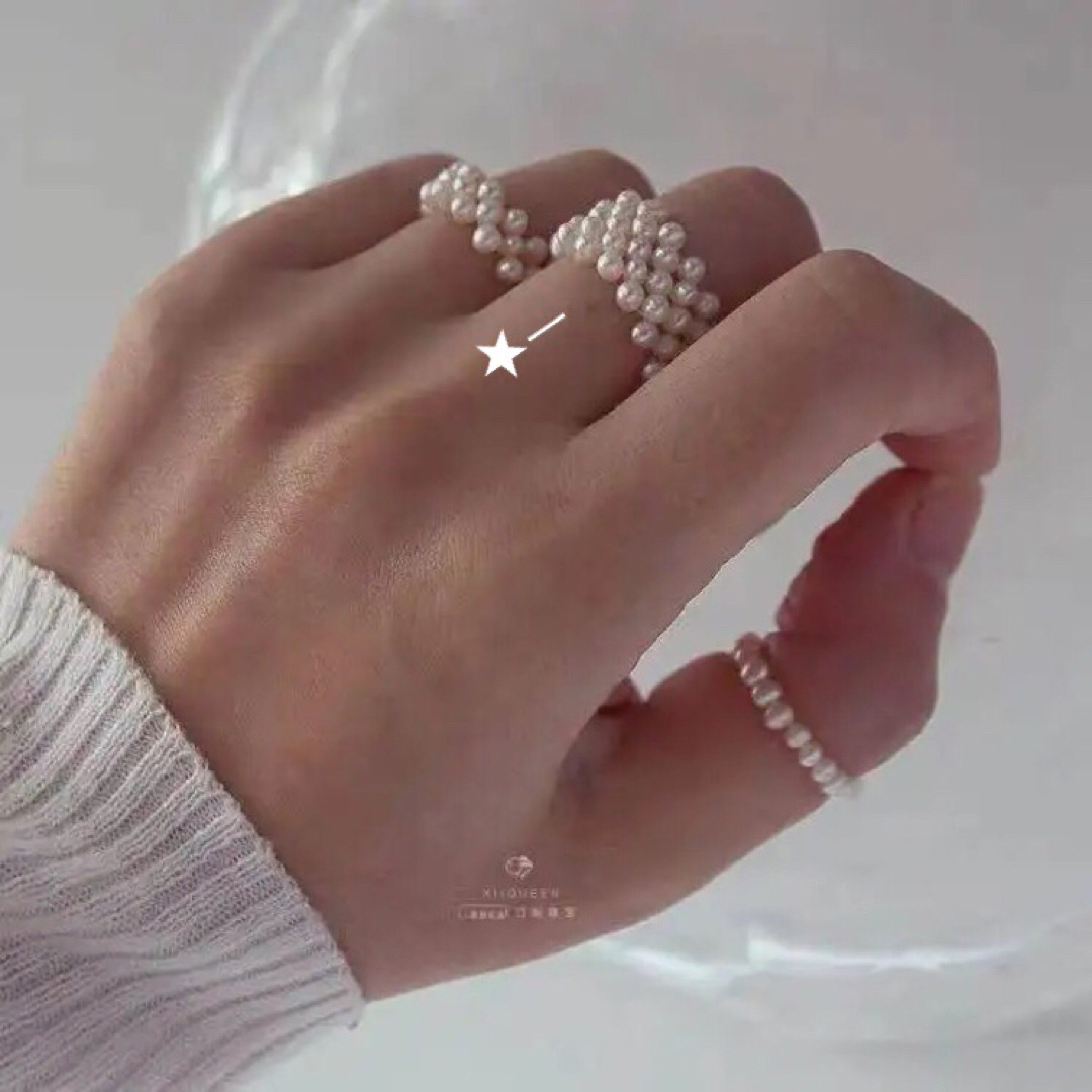 EDIT.FOR LULU(エディットフォールル)の【新品】small pearl ring  レディースのアクセサリー(リング(指輪))の商品写真