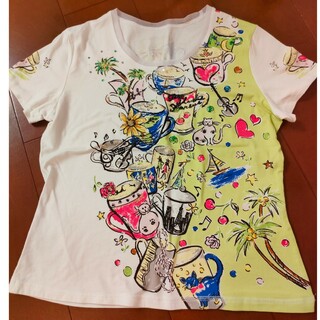 夏、猫、音符　Tシャツ(Tシャツ(半袖/袖なし))