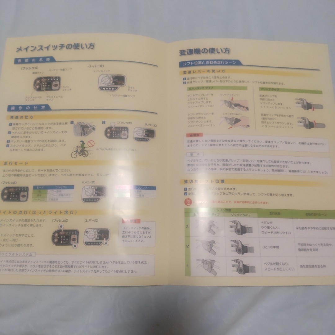 ヤマハ(ヤマハ)の取扱説明書 YAMAHA ヤマハ PASS パス 電動自転車 アシスト自転車 スポーツ/アウトドアの自転車(その他)の商品写真