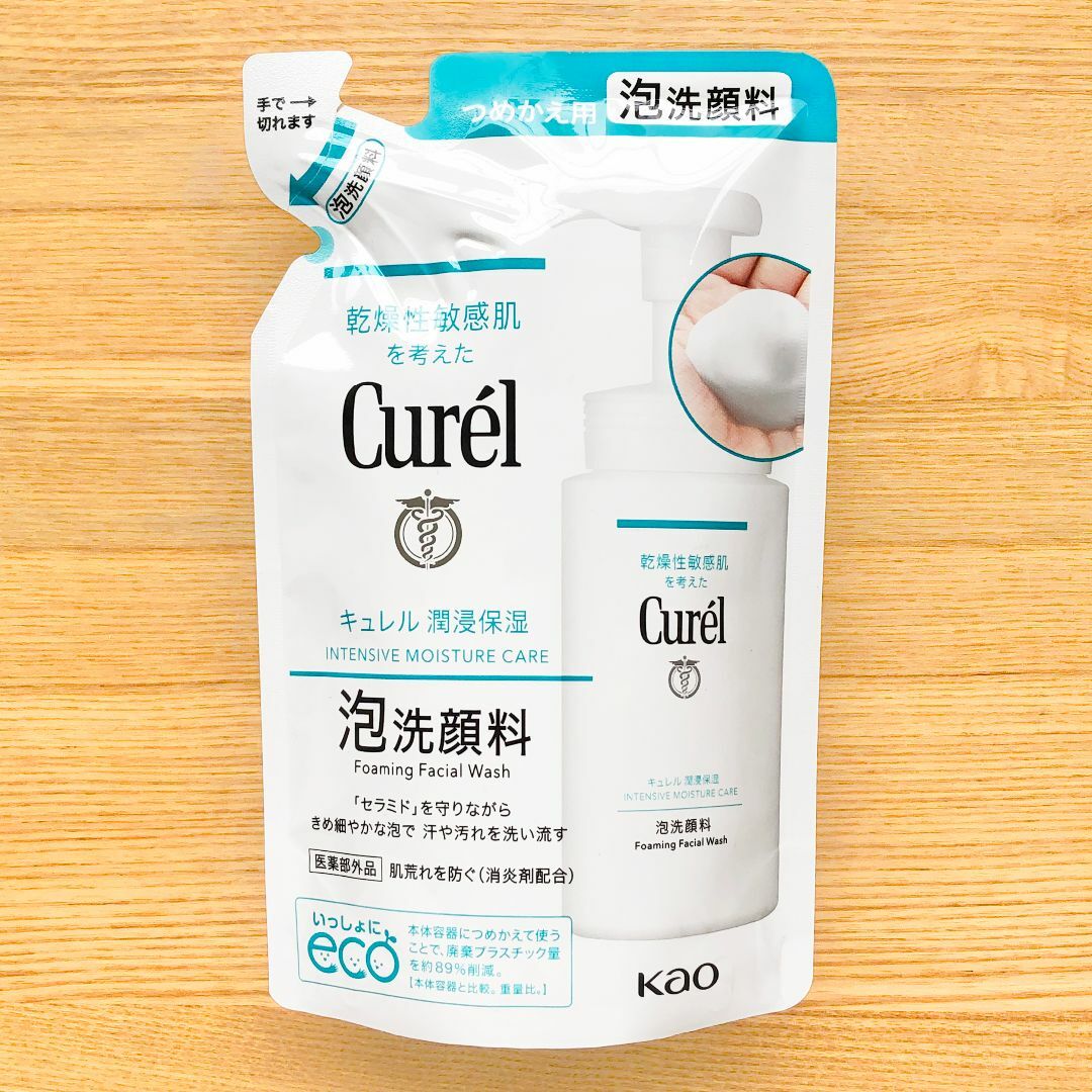 Curel(キュレル)の１個　キュレル 花王　泡洗顔料 つめかえ用　130ml コスメ/美容のスキンケア/基礎化粧品(洗顔料)の商品写真