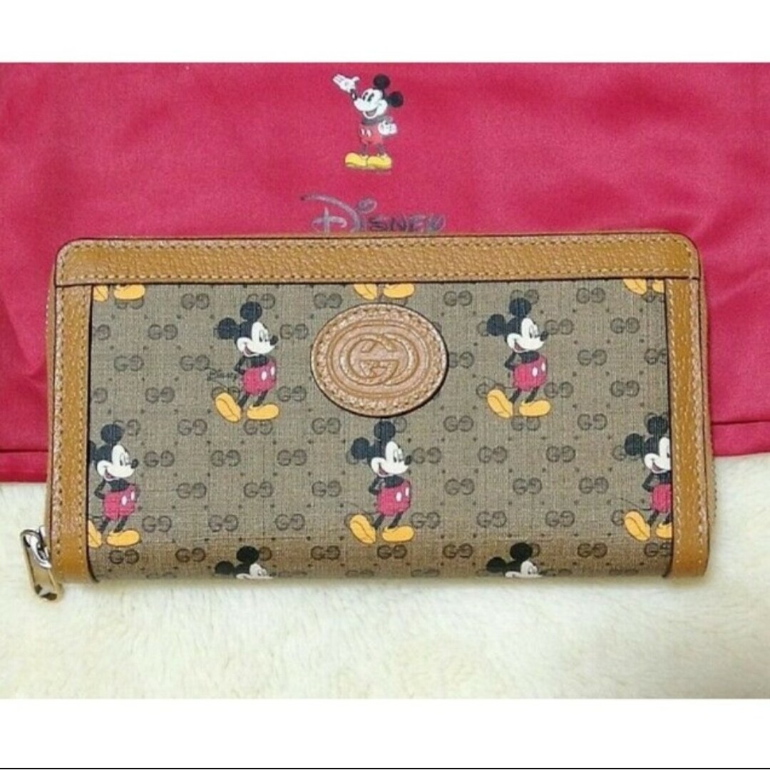 新品💗Disneyグッチ💗GUCCIコラボ長財布♥ミッキーマウス💗 | フリマアプリ ラクマ