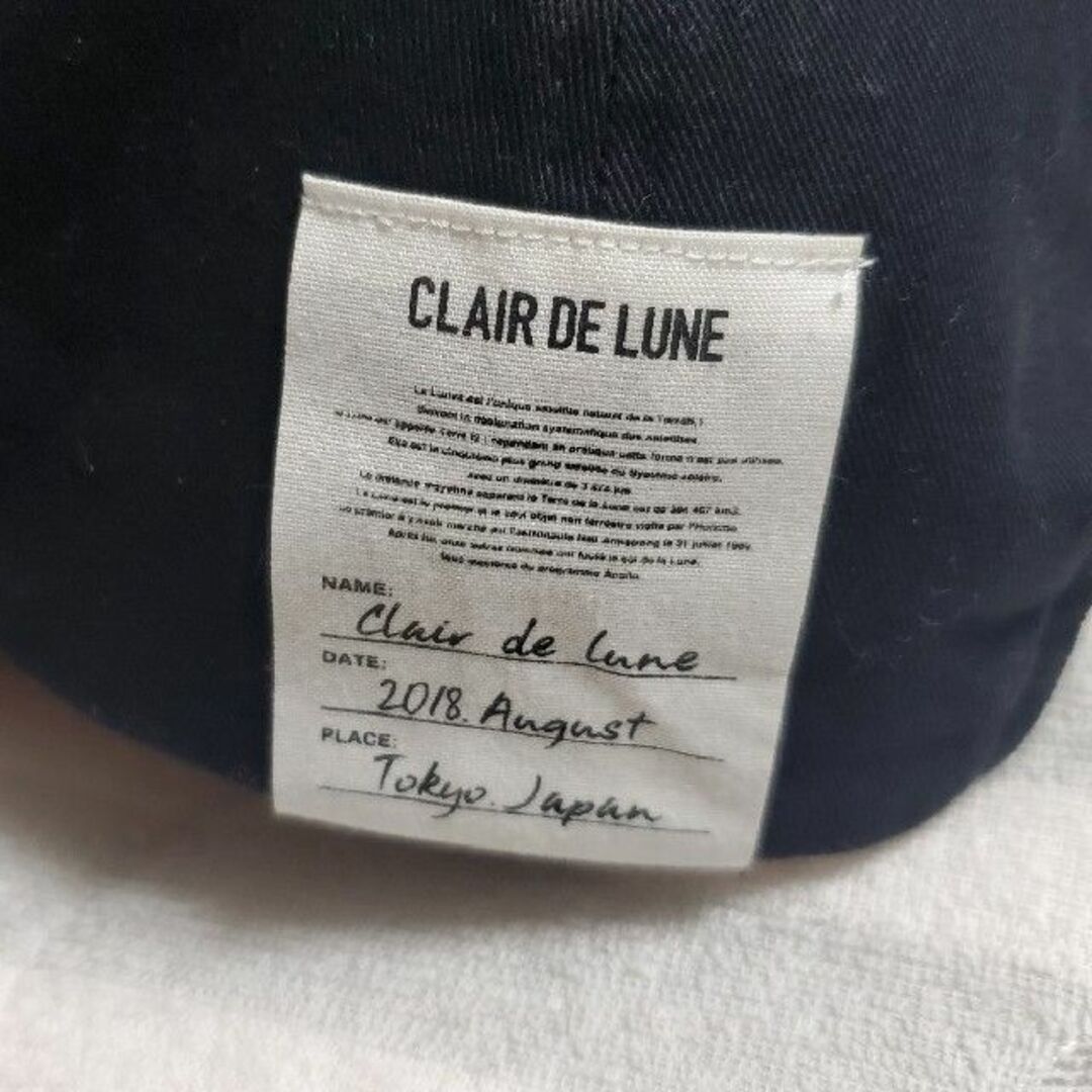 クレルナ 登坂広臣 CLAIR DE LUNE キャップ 黒