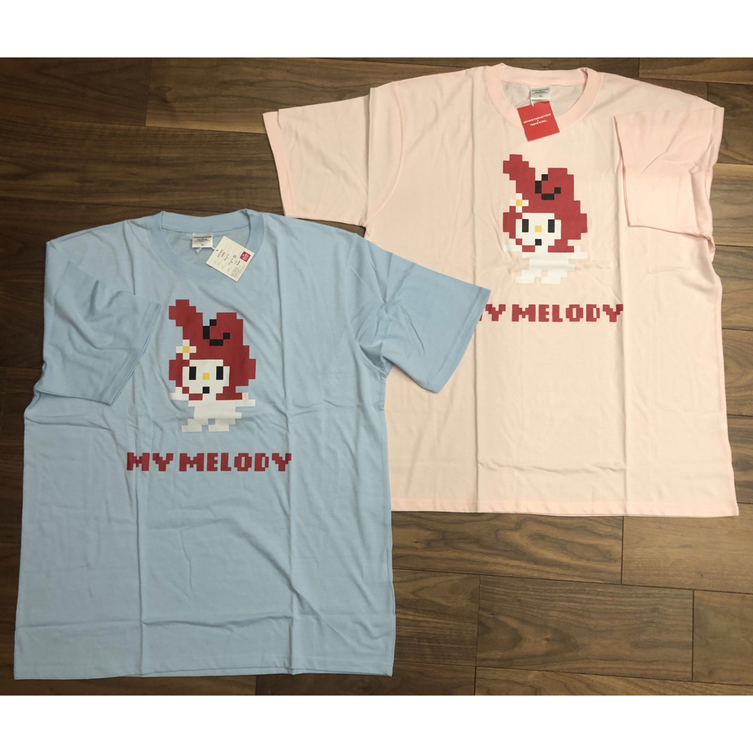 サンリオ(サンリオ)の新品・タグ付！　サンリオキャラクターズ×東京ピクセル　コラボTシャツ　２枚セット レディースのトップス(Tシャツ(半袖/袖なし))の商品写真
