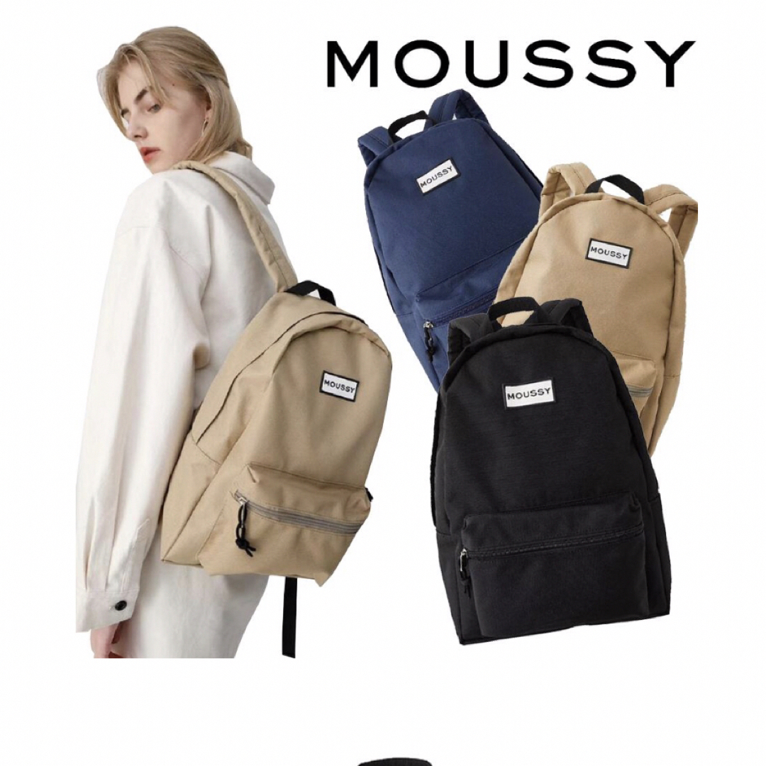 moussy - 【新品未使用 】MOUSSY SOUVENIR リュックバッグ ブルー色の