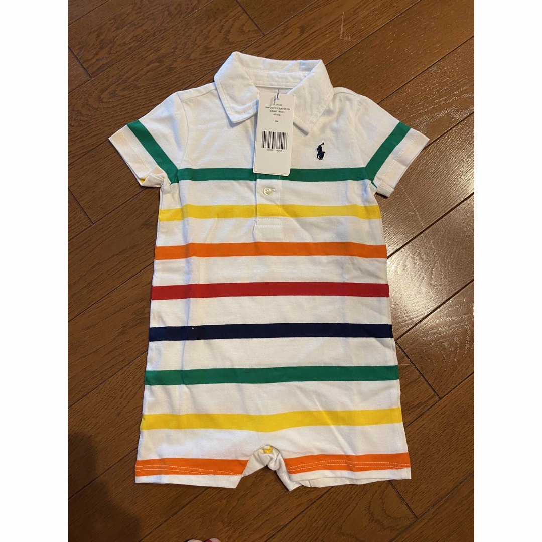 POLO RALPH LAUREN(ポロラルフローレン)のポロラルフローレン　ロンパース9M タグ付き キッズ/ベビー/マタニティのベビー服(~85cm)(ロンパース)の商品写真