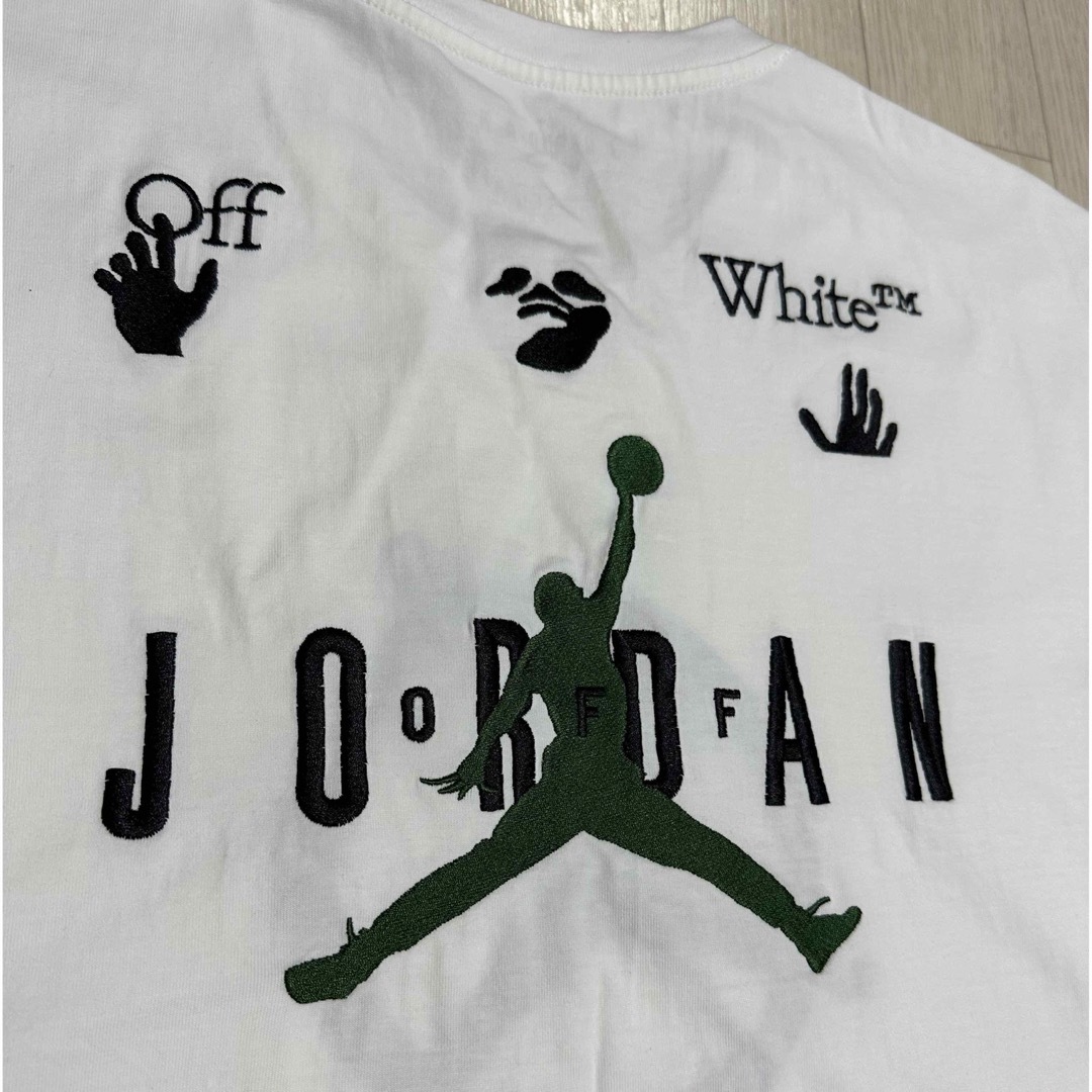 OFF-WHITE(オフホワイト)のNIKE JORDAN OFF-WHITE   Tシャツ　半袖 メンズのトップス(Tシャツ/カットソー(半袖/袖なし))の商品写真