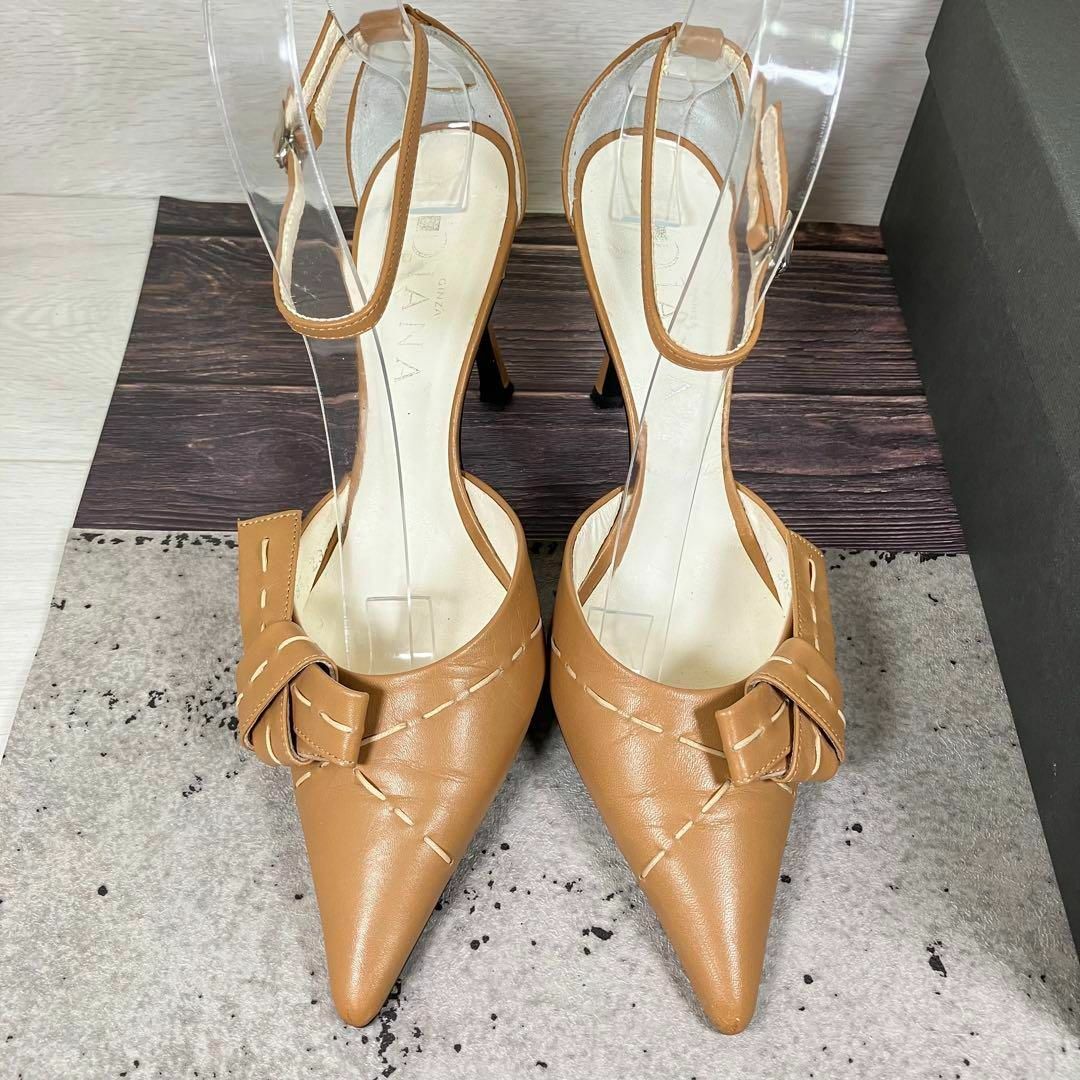 極美品】ダイアナ サンダル リボンサンダル 23 - サンダル