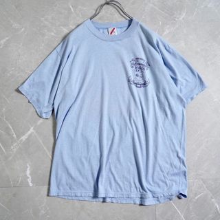 ジャージーズ(JERZEES)のジャージーズ　半袖　Tシャツ　ワンポイント 90s USA製　XLサイズ(Tシャツ/カットソー(半袖/袖なし))