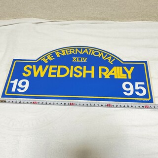 1995 SWEDISH RALLY WRC スウェディッシュラリー ステッカー(車外アクセサリ)