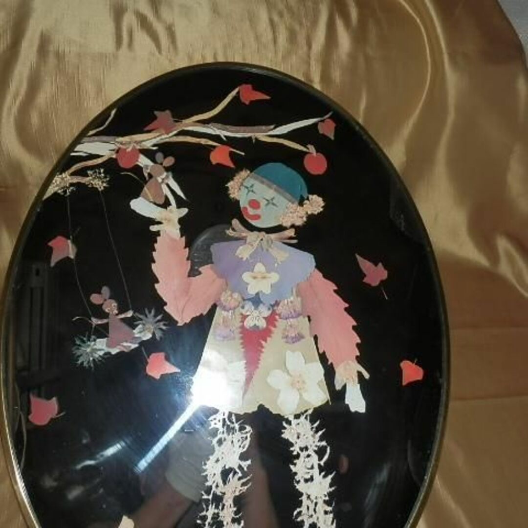 鏡の中ピエロ あなたがピエロならば鏡に映りません 60x45cm