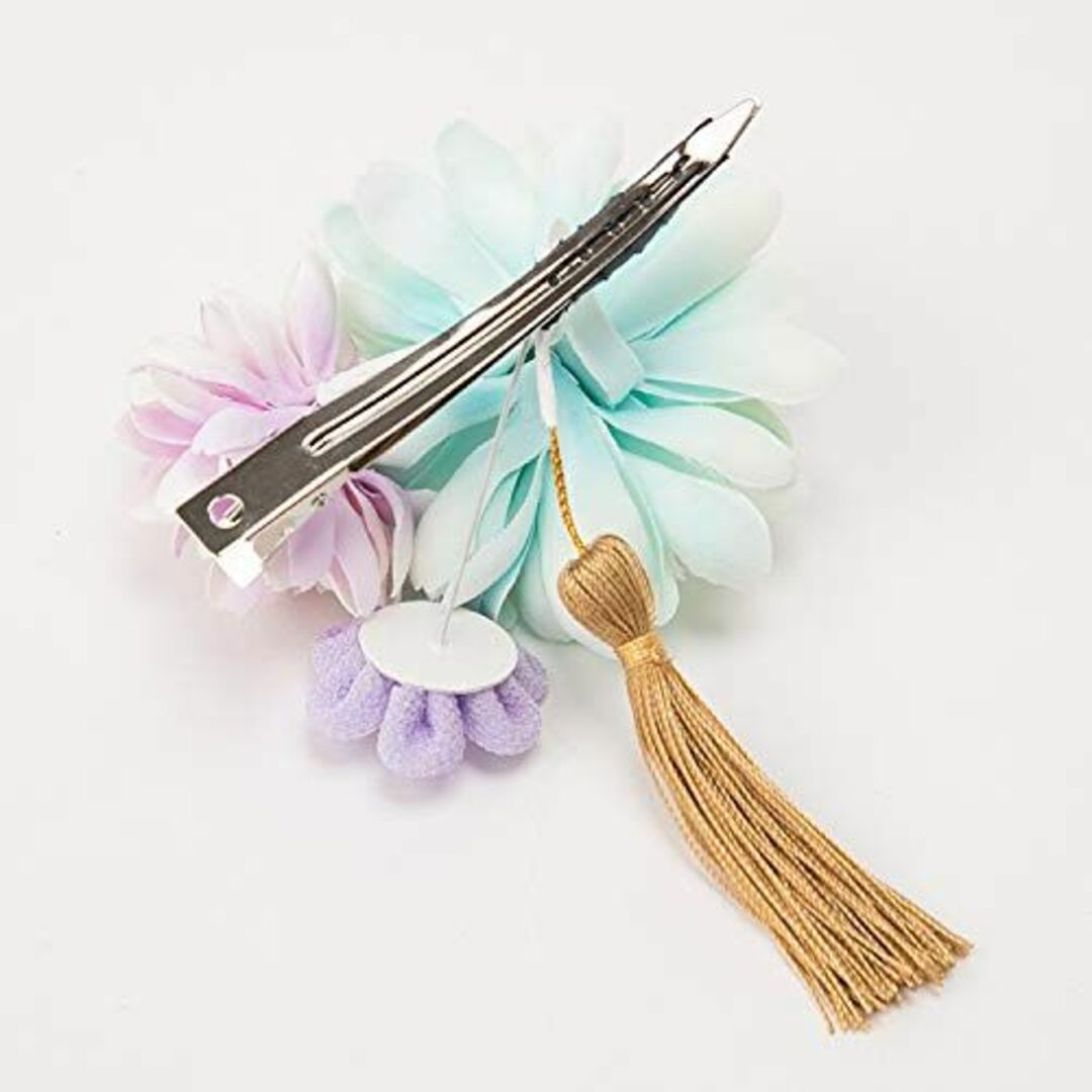 【カラー: ピンク】浴衣 袴 髪飾り 成人式 花 大きい 結婚式 和装 日本製 4