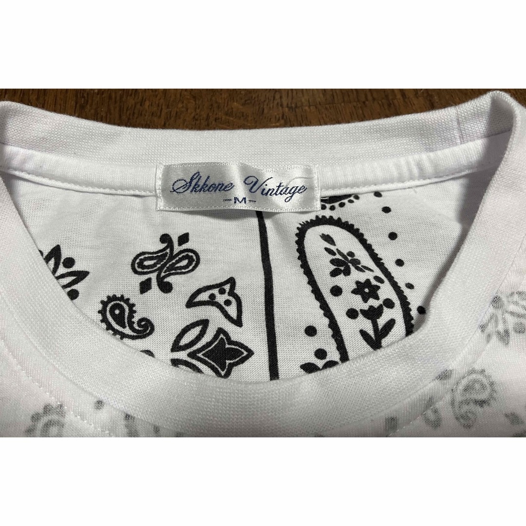 SKKONE(スコーネ)のSKKONE　VINTAGE　スコーネヴィンテージ　ペイズリー柄  半袖 メンズのトップス(Tシャツ/カットソー(半袖/袖なし))の商品写真