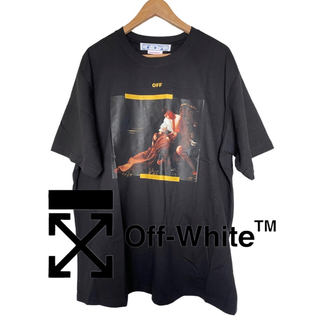 Off-White/オフホワイト Caravaggio プリント Tシャツ 　