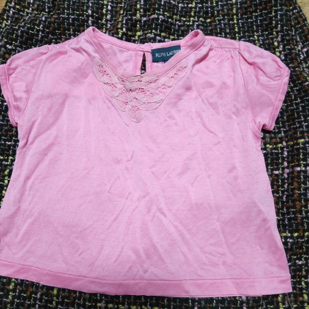 Ralph Lauren(ラルフローレン)のラルフローレン 半袖Tシャツ 80 ピンク キッズ/ベビー/マタニティのキッズ服女の子用(90cm~)(Tシャツ/カットソー)の商品写真